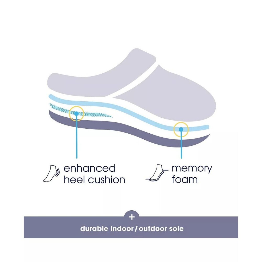 Isotoner Popcorn ECO Microterry Slide Slippers with Memory Foam, Ivory - Picture 2 of 9